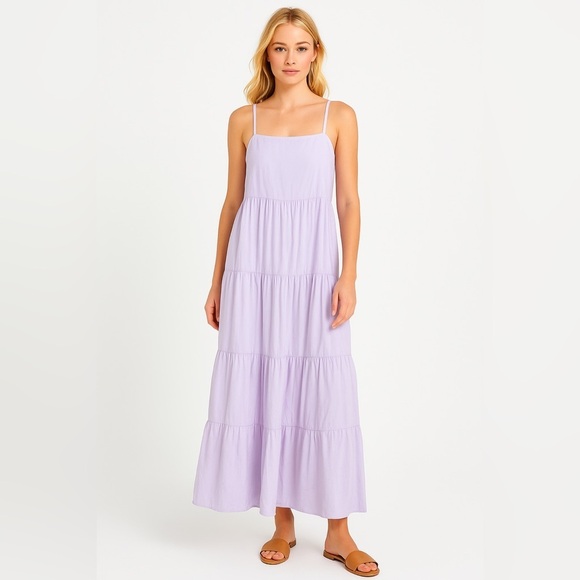 The Drop Dresses & Skirts - Purple Maxi Dress with Flowing Silhouette💜